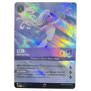 Disney Lorcana Proxy The First Chapter NoneFoil – Elsa – Spirit of Winter  (Alternate Art) (207/204)TCG Game Cards - AliExpress