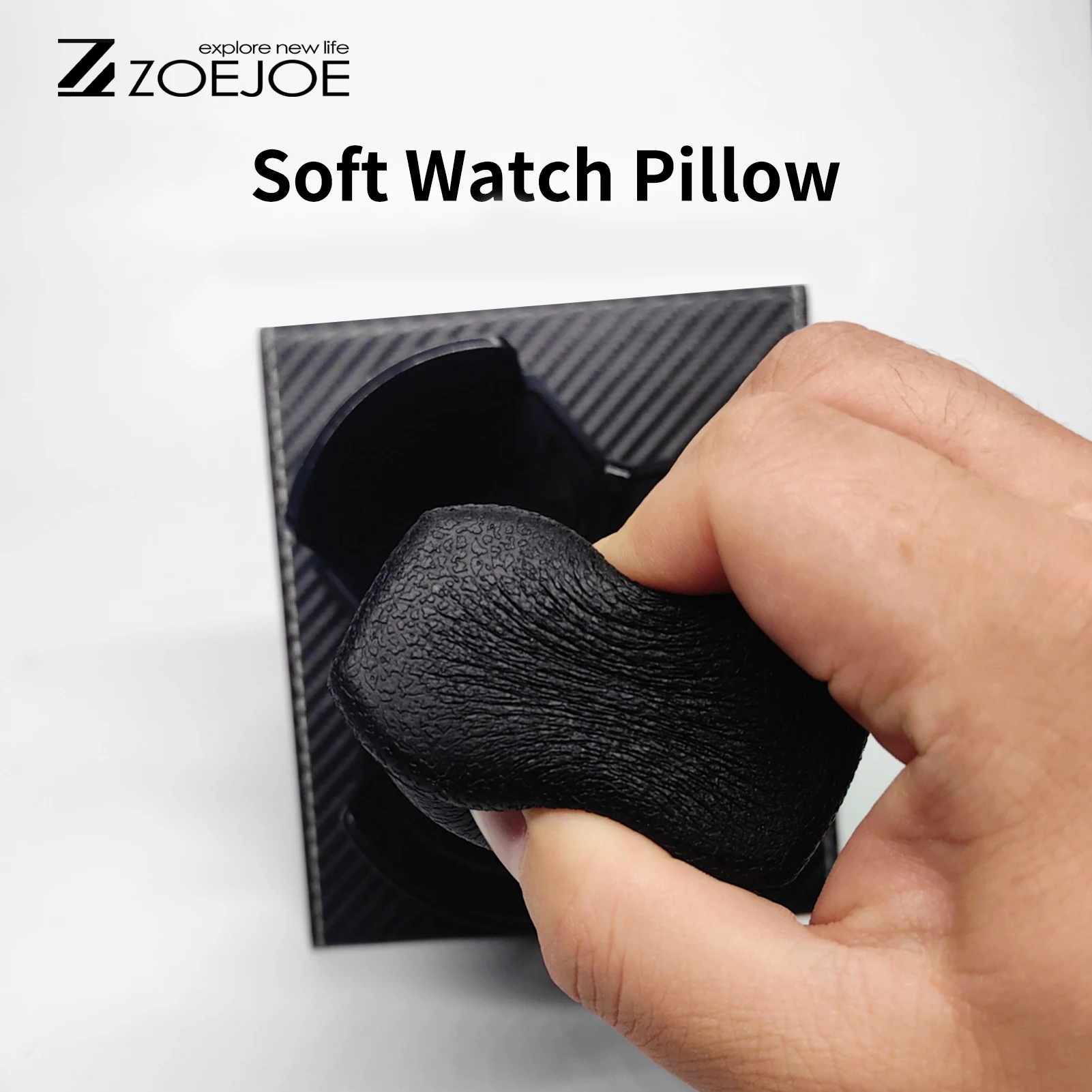 ZOEJOE 3 فتحات ماكينة لف ساعات أوتوماتيكية بولي Leather الجلود ألياف الكربون كابل يو اس بي مخدة ناعمة ملفاف ساعة هدايا عيد الميلاد للرجال والنساء