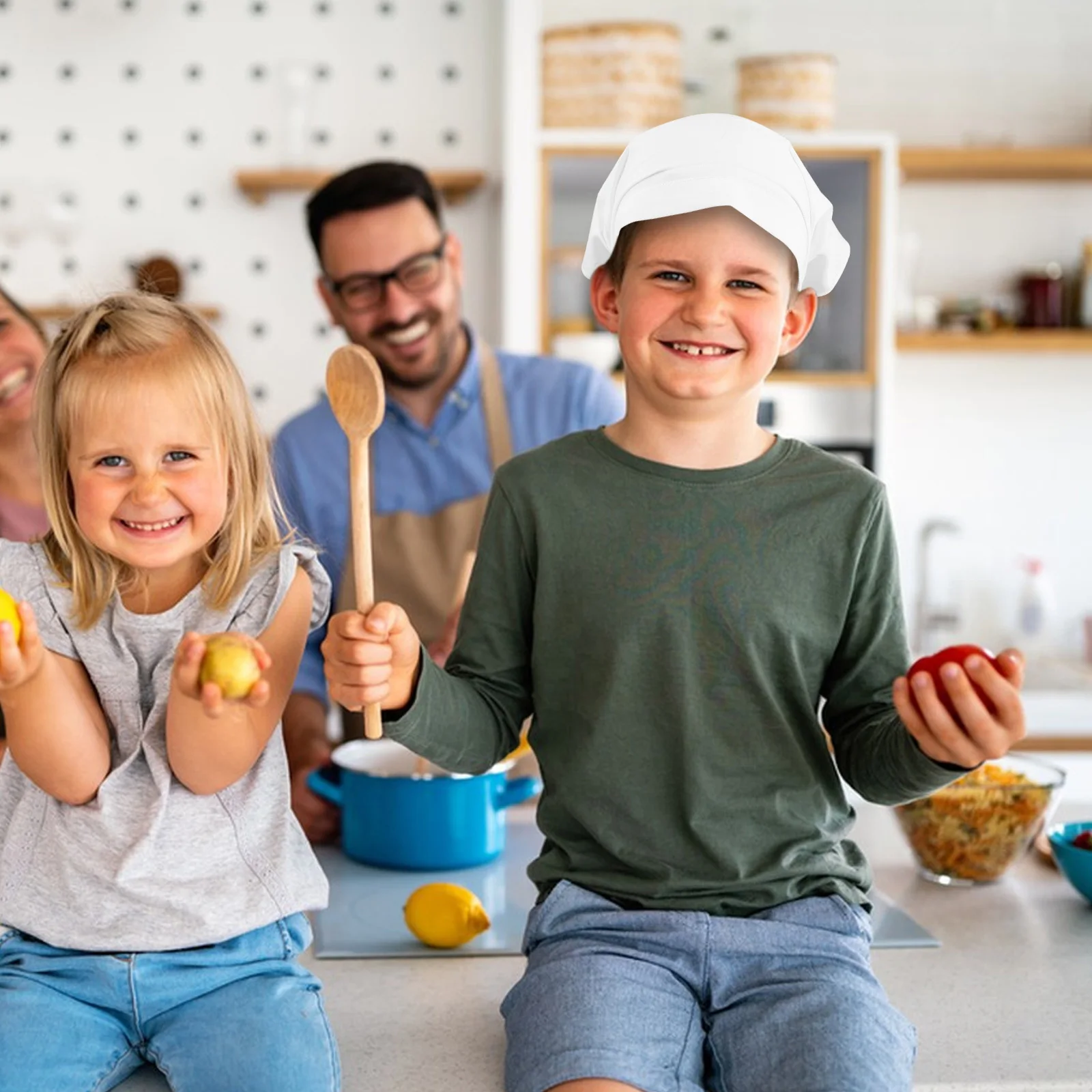 

Kitchen Headband Adjustable Triangle Bandana Restaurant Work Sweat-Absorbing Chef Headband Japanese Design Cotton