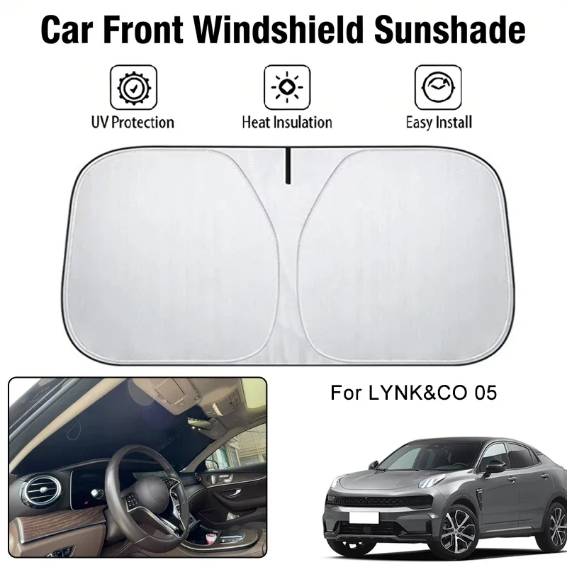 

Foldable Car Windshield Sun Shade UV Block Heat Insulation For LYNK&CO 05 Interior Protection Accessories
