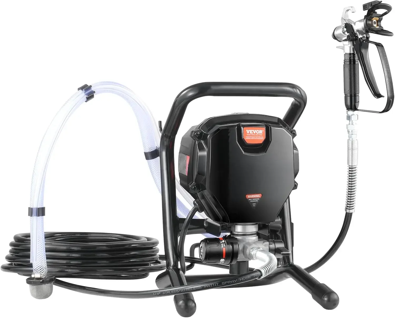 

Безвоздушный распылитель краски 750 Вт с давлением 3000 PSI для высокоэффективной, тонкой и равномерной покраски