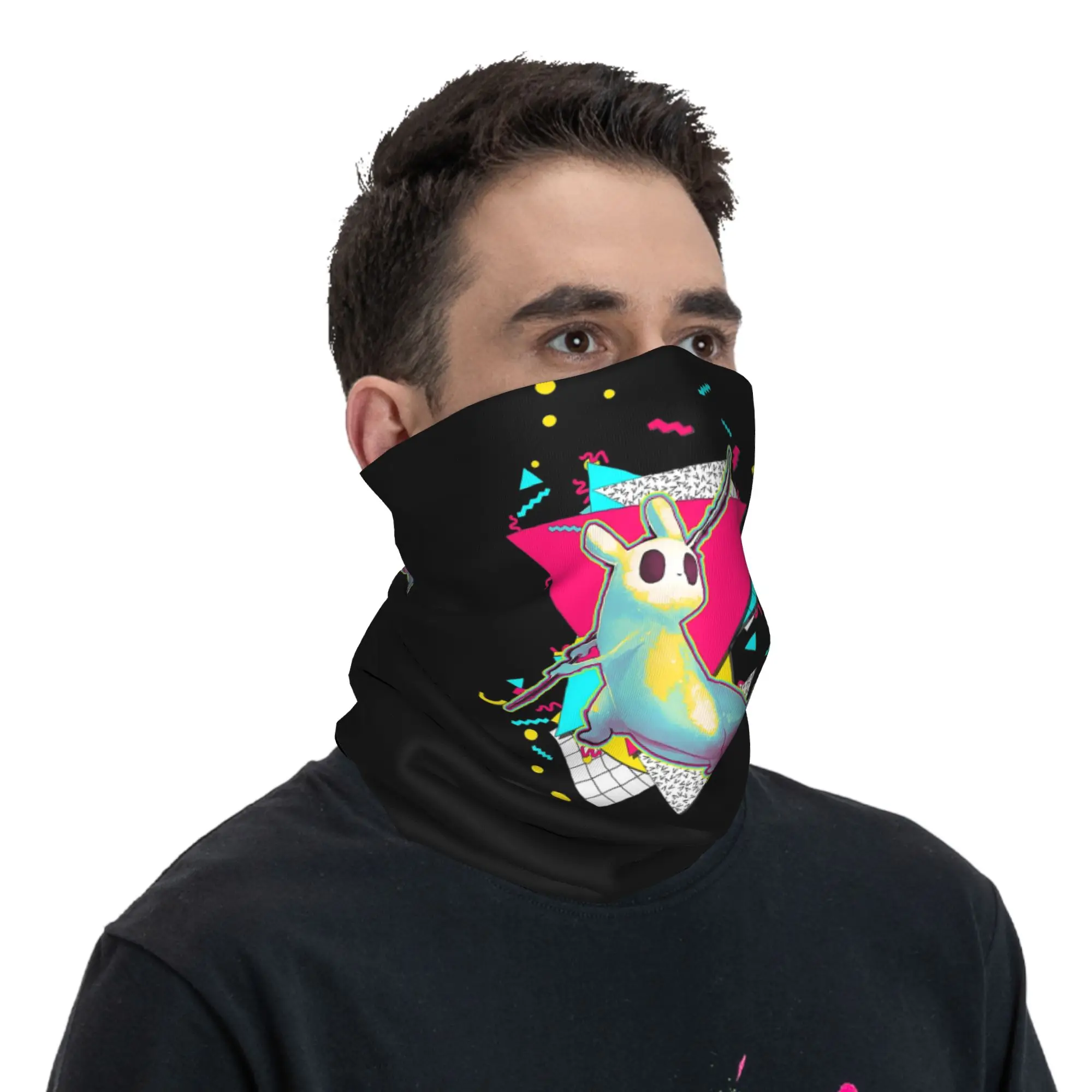 Rain World Slugcats Pattern Game Bandana Neck Cover Printed Wrap Scarf Headband Outdoor Sports for Men Women Adult Windproof