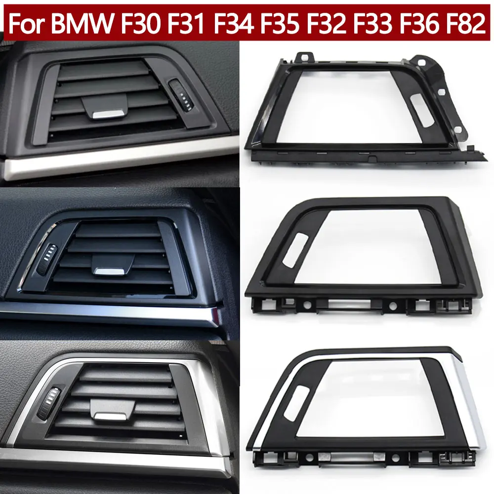 Left Hand Driving Car Left/Right AC Vent Grill Outlet Panel Frame Trim For BMW 3 4 Series F30 F31 F34 F35 F32 F33 F36 F82 F83