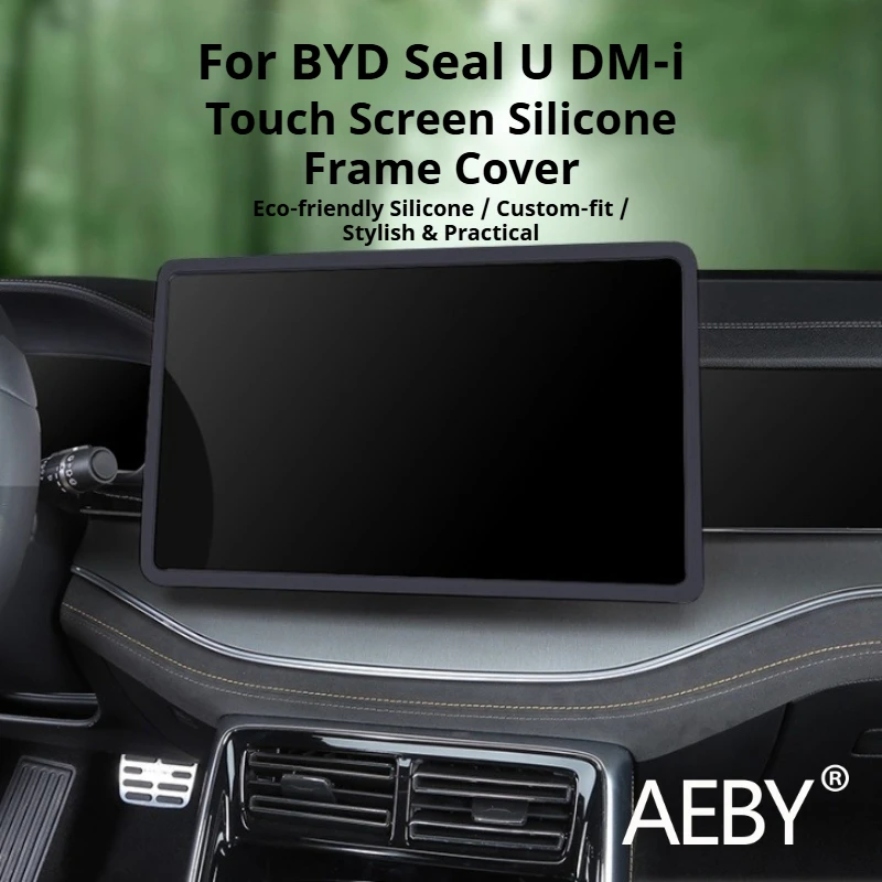 

AEBY For BYD Seal U DM-i 2023-2025 12.8"15.6" Anti-Scratch Frame Cover, Border for Rotating Display, Auto Interior Accessories
