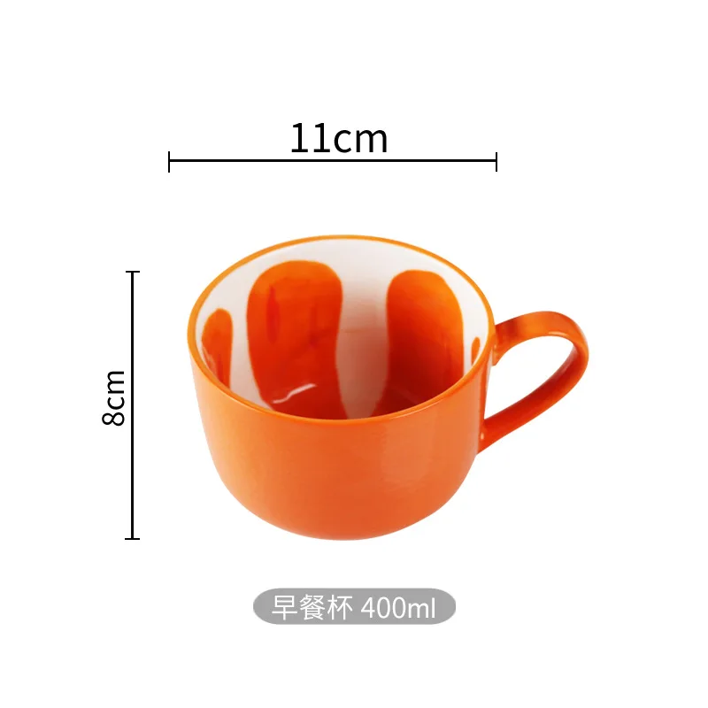 Cartoon anguria frutta tazza in ceramica tazze da colazione per uso domestico carino tazza da caffè per ufficio coppia tazze d\'acqua bicchieri