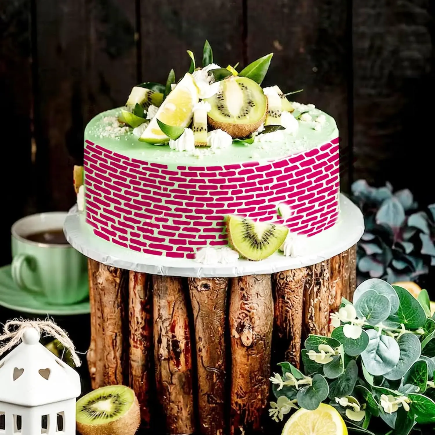 Bview Art 16 Reusable Textured Painting Stencils - Creative Scrapbooking & Journal Decoration Kit