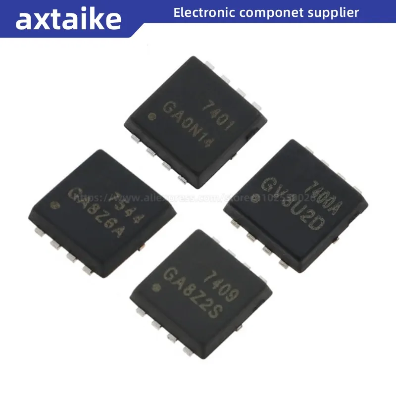 10PCS AON7400A AON7401 AON7402 AON7403 AON7406 AON7407 AON7408 AON7409 AON7410 AON7412 AON7544 DFN8 3x3 N/P-Channel MOSFET SMD