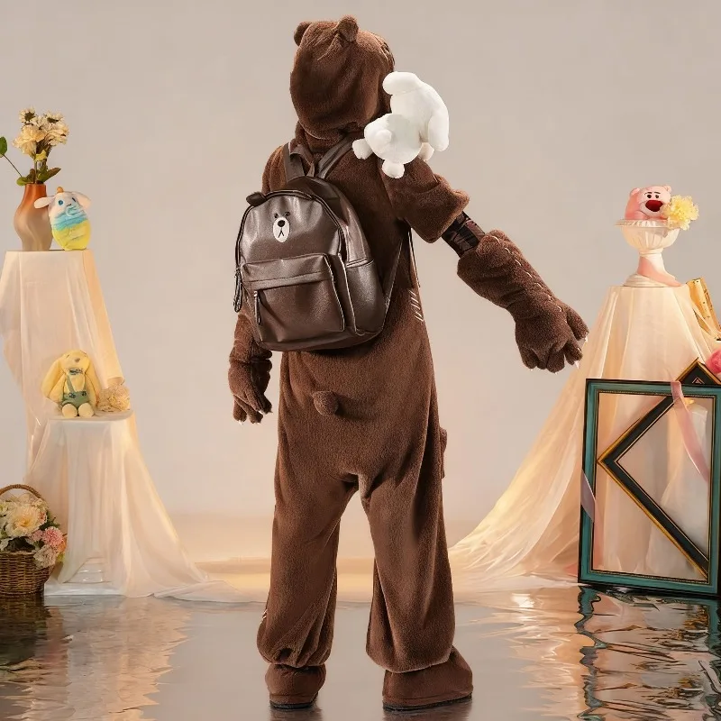 

2026 Halloween Party Home Wear Outfit Identity Ⅴ Mercenary Cosplay Costume Naib Subedar Cute Bear Jumpsuit Suit for Women Men