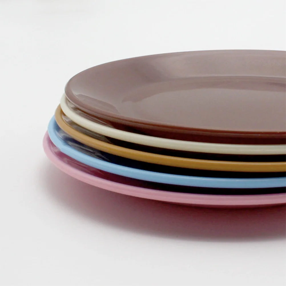 

10 Pcs Snack Plate Fruit Dish Candy Tray Acrylic Serving Bowl Home Restaurant Hotel Use Kitchen Barware