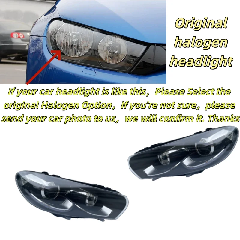 Auto Accessoires Voor VW Scirocco koplamp Montage 2009-2014 koplamp running lights upgrade naar LED auto licht accessoire