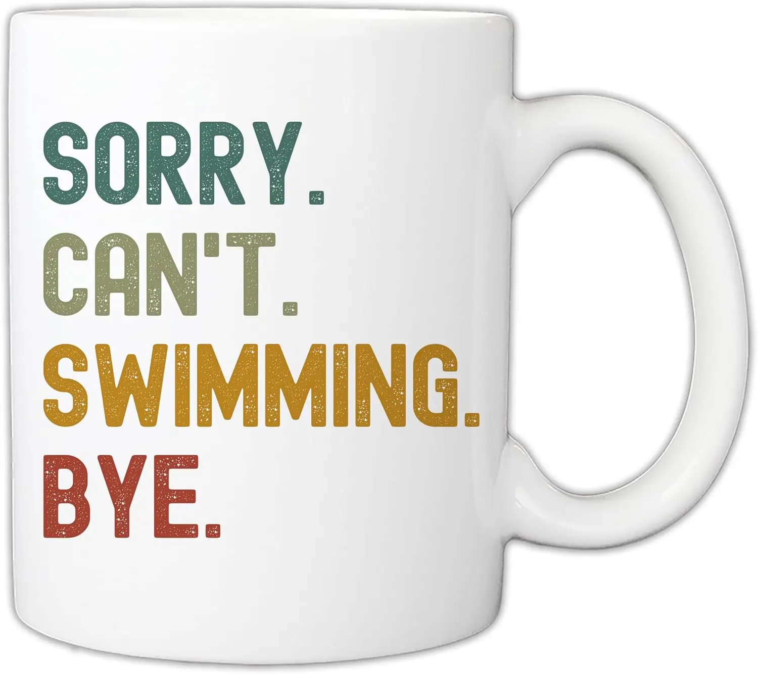 Gift For Swimmers - Funny Sorry Can’t Swimming Bye Swim Lovers 11oz Mug