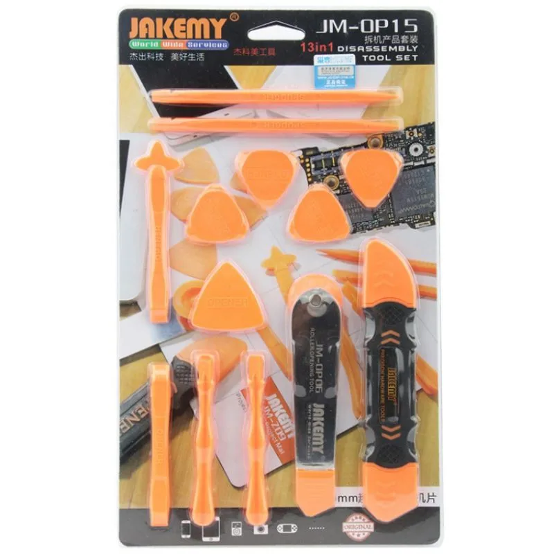 Jakemy Screen Opening Set Pry Tool 3 in 1 Mobile Phone Display Replace Kit Open Tools Pry Bar Opener for IPhone, Ipad Repair