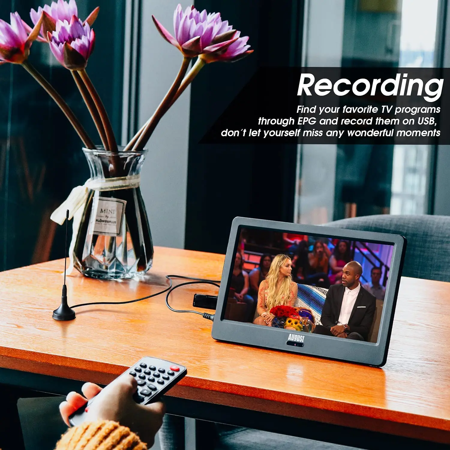 Рисунок 3 - August DA900D HD Портативный ТВ