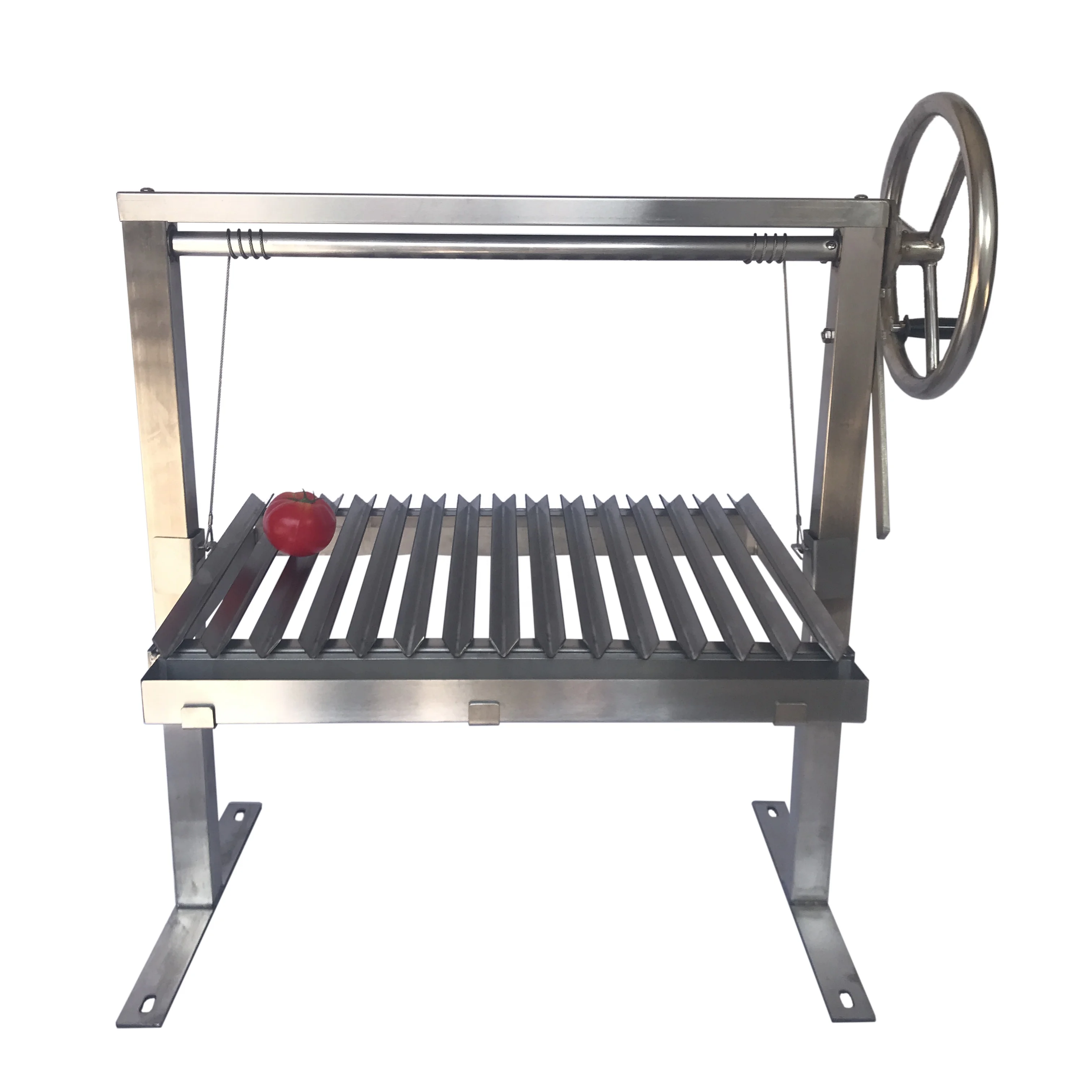 Free Standing All Stainless Steel Santa Maria Grill DIY Argentine Grill