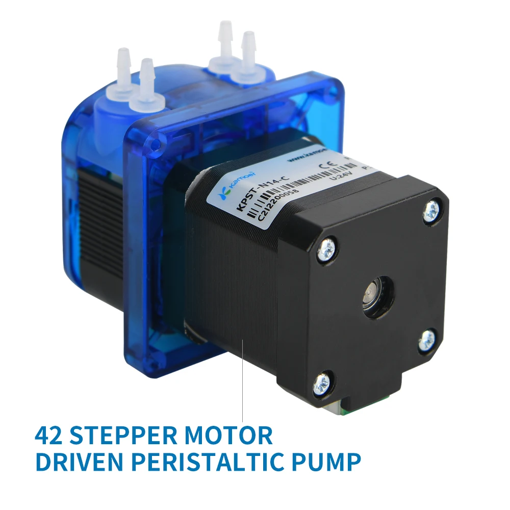 Imagem -02 - Bomba de Dosagem Peristáltica Kamoer-kpst Motor Deslizante Tubulação Simples e Dupla Fácil de Substituir 24v 3065 ml Min