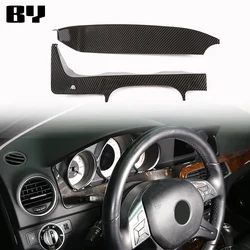 For Mercedes Benz C Class W204 2011-2013 ABS Carbon Fiber Instrument Display Panel Trim Car Interior Accessories