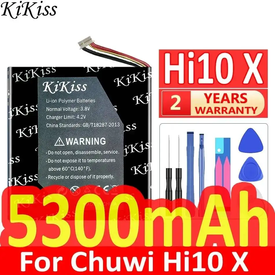 

Tablet Battery 5300mAh For Chuwi Hi10 X Hi10X Tablet PC Accumulator 7-Wire Plug Batteria + Tools
