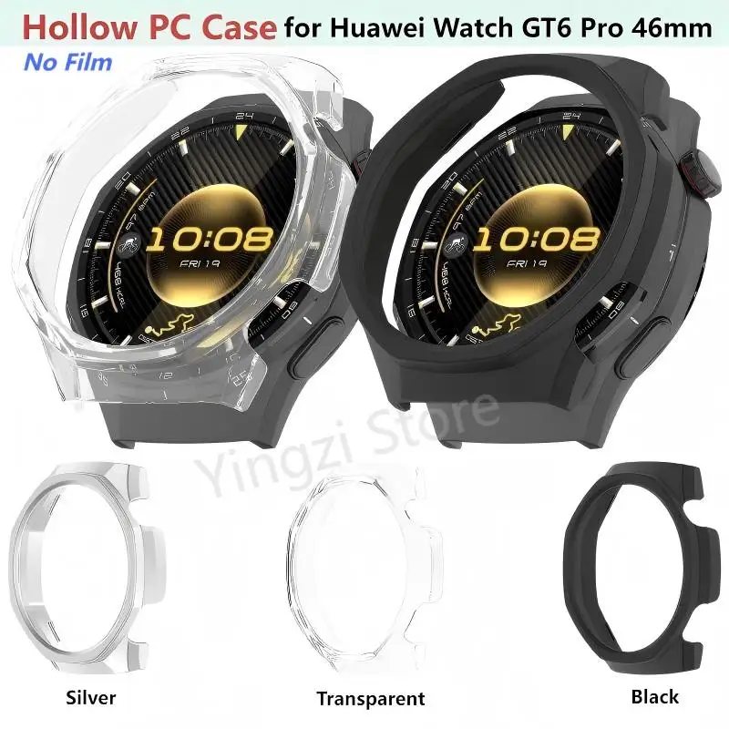 

Hard PC Hollow Case for Huawei Watch GT6 41mm 46mm GT6Pro Half Protector Band Bumper No Film for Huawei Watch GT6 Pro 46MM Frame