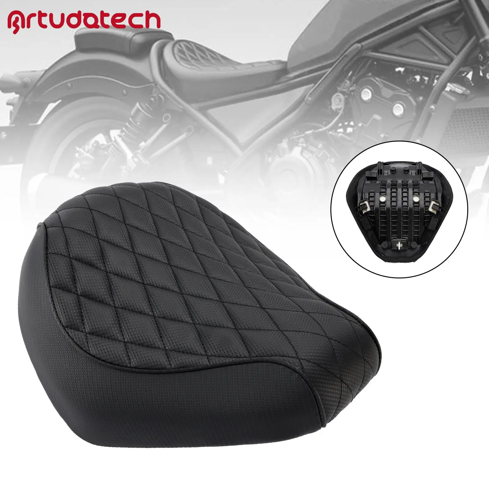

Artudatech Front Driver Raider Seat Pillion Saddle for Honda Rebel Cmx Cm1100 2021 2022 2023 2024 2025