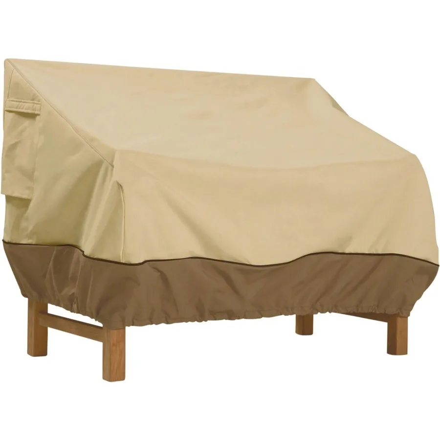 Classic Accessories Veranda Water-Resistant 60 Inch Patio Bench Cover Patio Furniture Covers