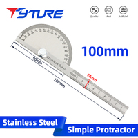 Tyture Goniometer Stainless Steel Protractor Metal Ruler Multi Angle Measuring Ruler Carpentry Tool Angle Meter Angle Finder