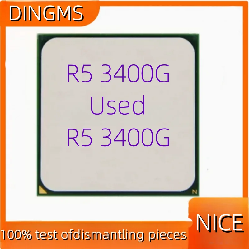 AMD usado procesador de CPU Ryzen 5 3400G R5 3400g 4,2 GHz 4 núcleos 8 hilos PCIe 3,0 L3 = 8M DDR4 TDP 65W