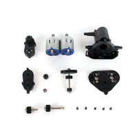 Metal Gear 2 Speed Gearbox Speed Change Transmission for LDRC P06 LD-P06 LD1201 Unimog 1/12 RC Car Upgrade Parts