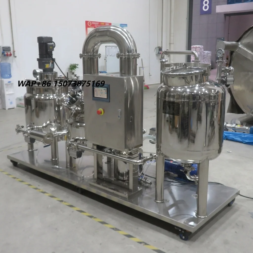 50L 100L Honey Processing Machine Vacuum Concentrator Filter and Pump All in One Honey Vacuum Evaporator Honey Thickener