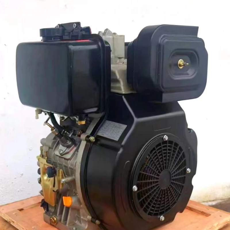 

190F 192F Electric Start Single Cylinder Air Cooled Diesel Engine/8hp 10hp Direct Injection 4 Stroke Mechanical Diesel Engine