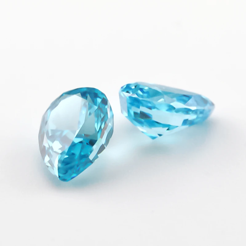 6x8mm Birnenförmige Crushed-Ice-Schliffe Lose CZ-Steine 5A Sortierte Farben Kubische Zirkonia Synthetische Edelsteine für Schmuckherstellung – Detail 20