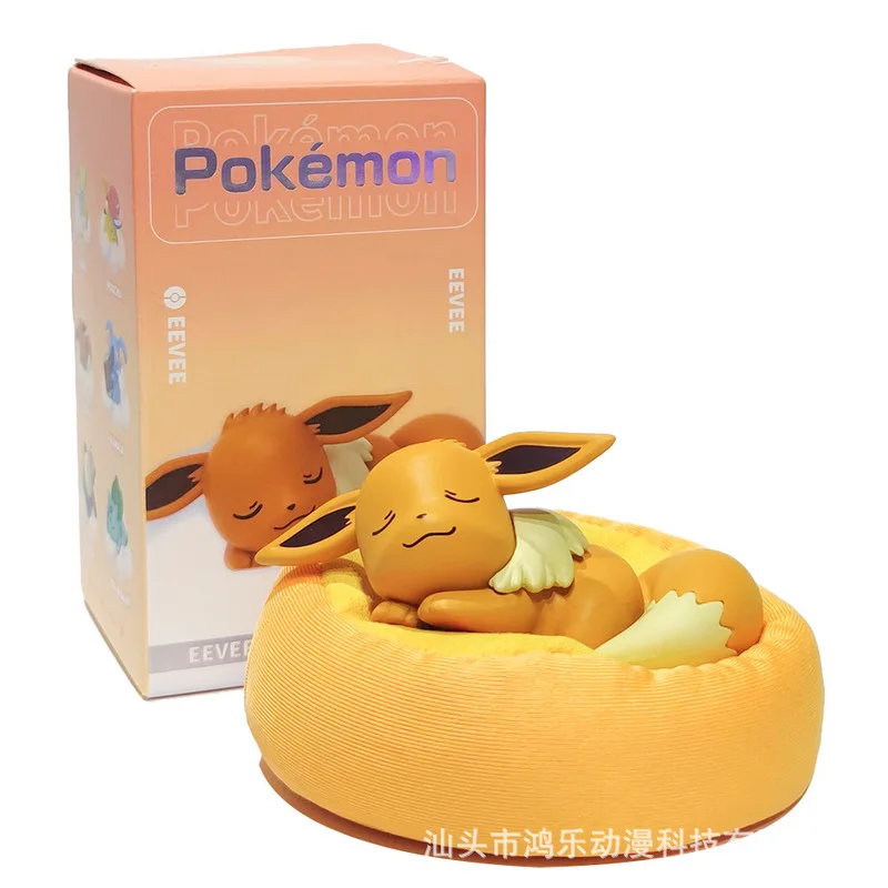 Pokémon Action Figure Dolls, Sleep Starry Dream Series, Pikachu, Jirachi, Eevee, Komala, Snorlax, Cartoon Birthday Gift Brinquedos