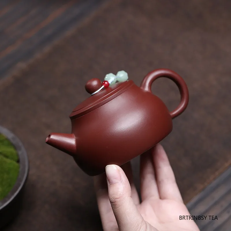 

190ml Chinese Tradition Yixing Purple Clay Teapot Beauty Tea Infuser Kettle Household Handmade Zisha Tea Pot Teaware Tea Set