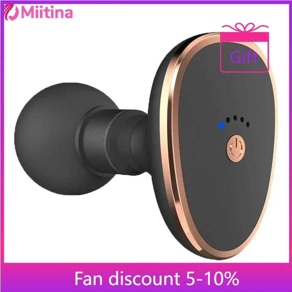 Portable Mini Body Massager Gun Electric Vibration Massage Gun Pain Relief Mute Lightweight Adjustable for Muscle Relaxation