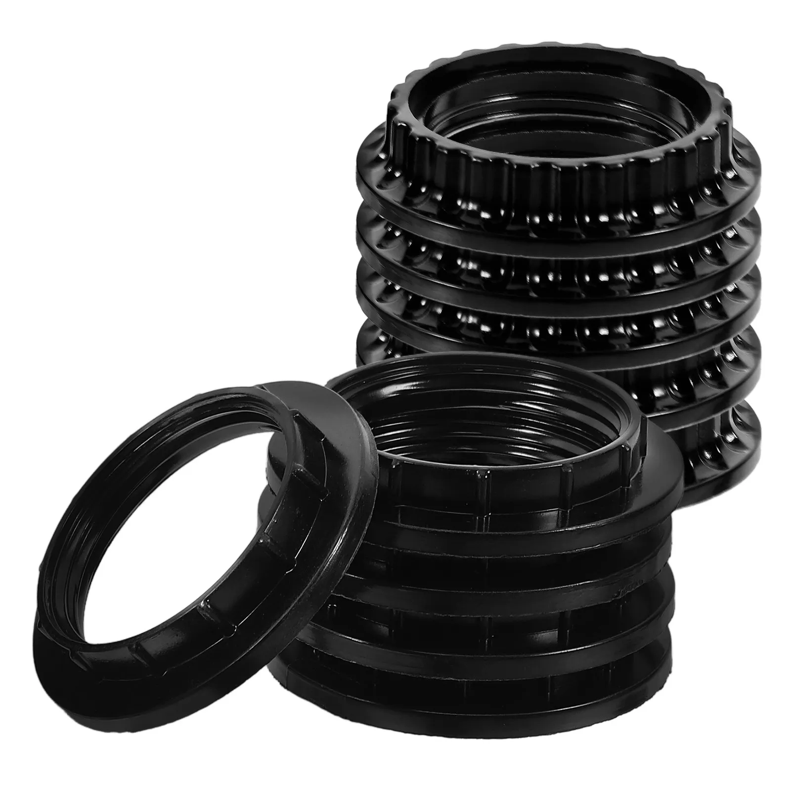 20Pcs Lamp Shade Ring Sturdy Lampshade Adapter Replacement Light Fixture Collar Ring Pendant Lamp Shade Repair Parts