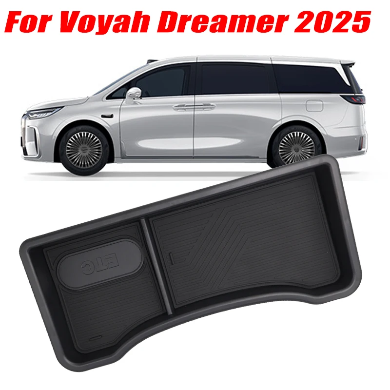 For Voyah Dreamer 2025 Model Armrest Storage Box ABS Central Organozer Tray Stowing Tidying Car Accessories