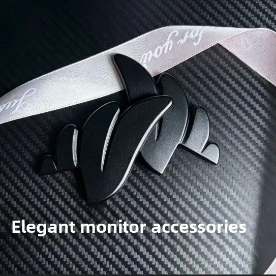 3D-gedruckte Flügel-Computermonitor-Dekorationen Flügel-LCD-Bildschirm-Monitor-Dekorationen Weihnachtsgeschenk für Frauen – Detail 5
