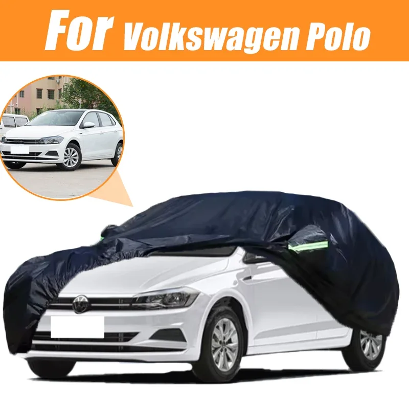

For Volkswagen Polo All-Weather Car Covers 6-in-1 Waterproof Dustproof UV Proof Snowproof Scratch Resistant Protection