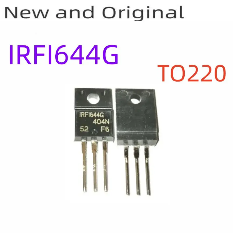 

New and original IRF1644G TO220F Power MOSFET Vdss=250V Rds(on)=0.28ohm, Id=7.9A