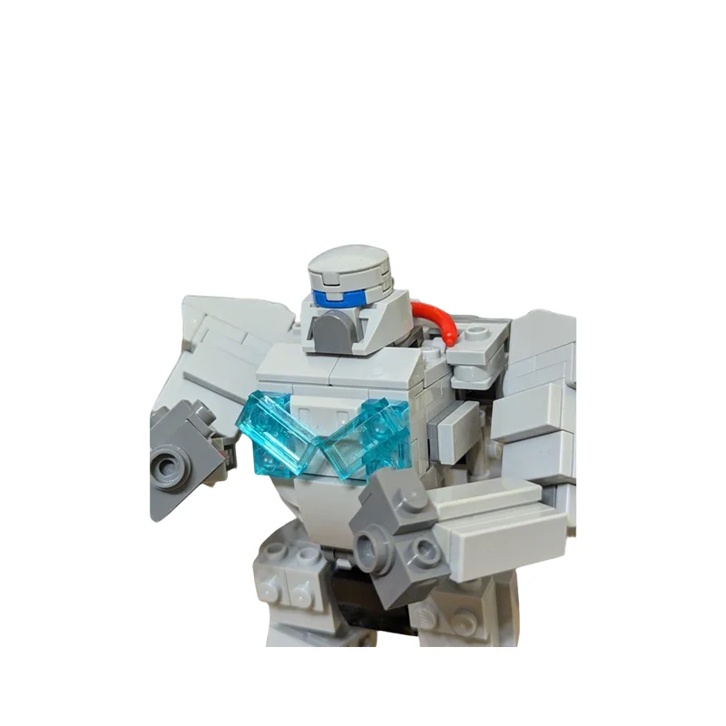 216-teiliges MOC Kreatives Modell Mecha-Mann-Set Sammlerstück DIY Bausteine Heimdekoration Geschenkideen Ausstellungsstück