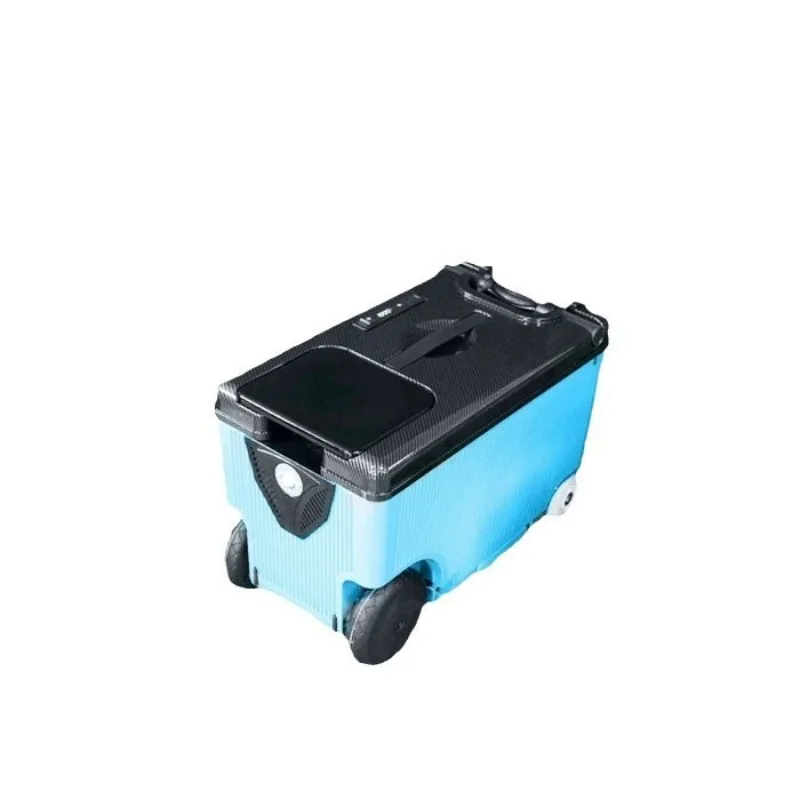 

Multifunctional electric intelligent riding trolley case, rechargeable lifting seat, heightened handle for boarding