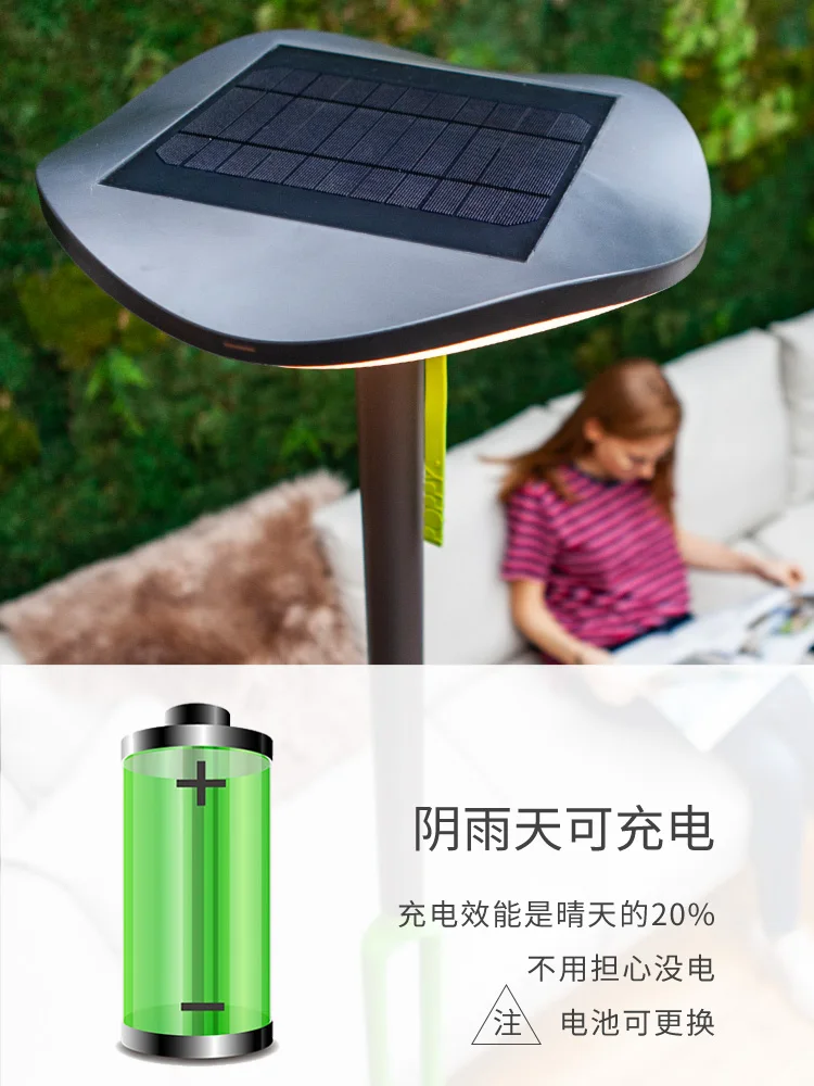 Lampada da palo solare Bluetooth per esterni, luce per attività americana per feste in prato per barbecue, campeggio impermeabile all'aperto