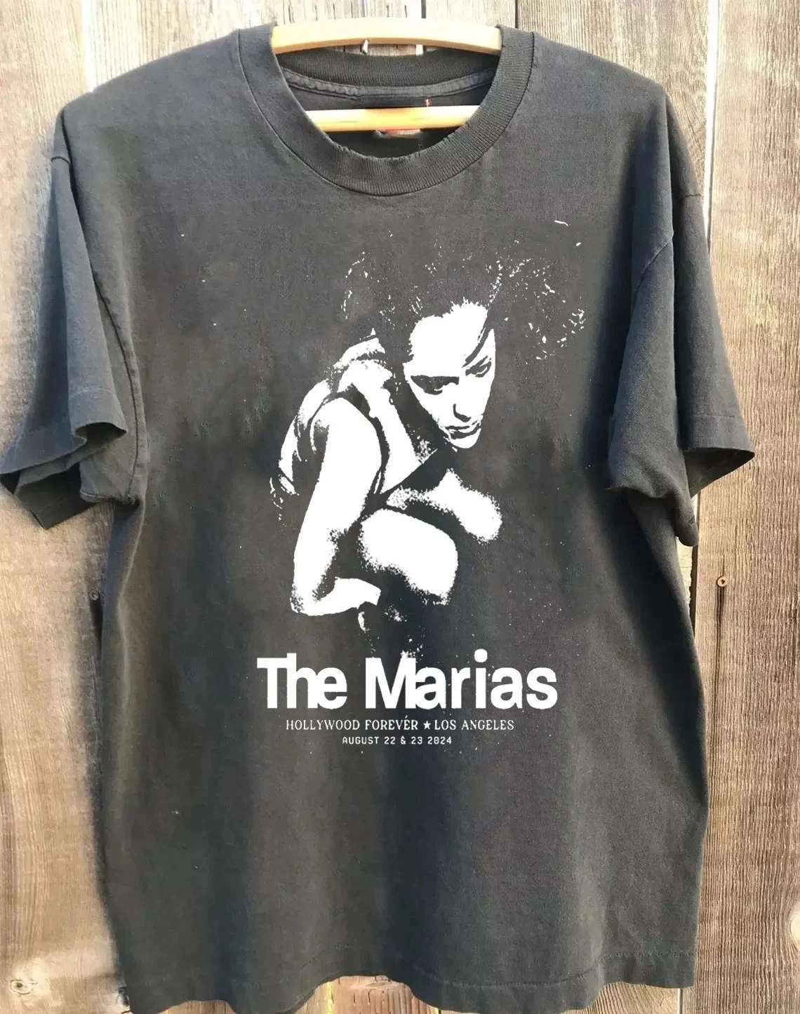 Collection The Marias Tour Unisex T-shirt T Shirt Men Women Summer Men's T-Shirt Black Casual Crew Neck Cotton Tee