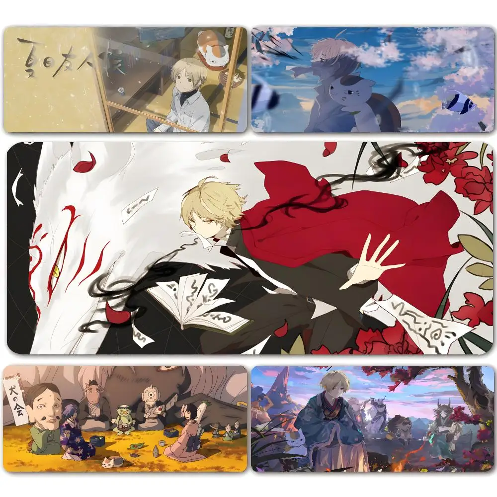 Natsumes Book Of Friends Mouse Pad Large Mouse Pad For Computer Laptop Keyboard Gaming Desk Mat Gamer Office Accessories
