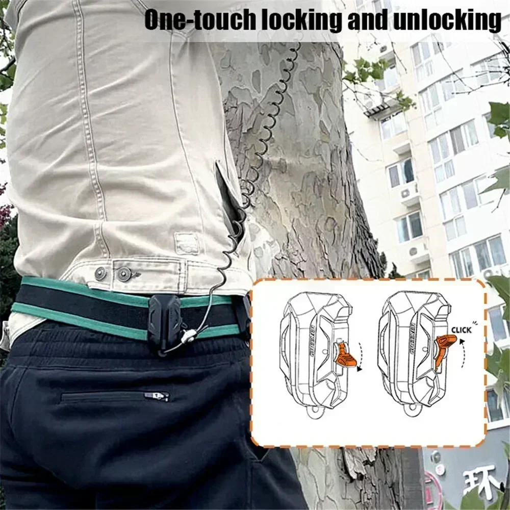 Wearable Tool Belt Pouch Drill Pouch Metal Accessories Fishing Travel Wearable Tool Organiser Kit