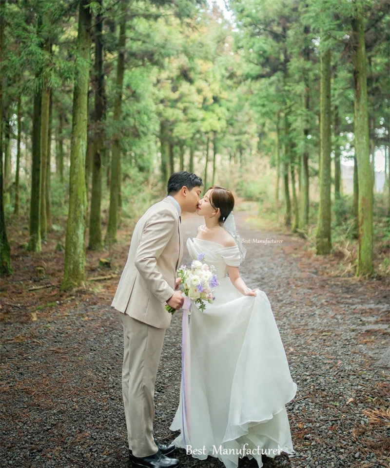 Vestido de dama de honra chique e elegante feminino, Vestidos de casamento, Noite Custom Robe