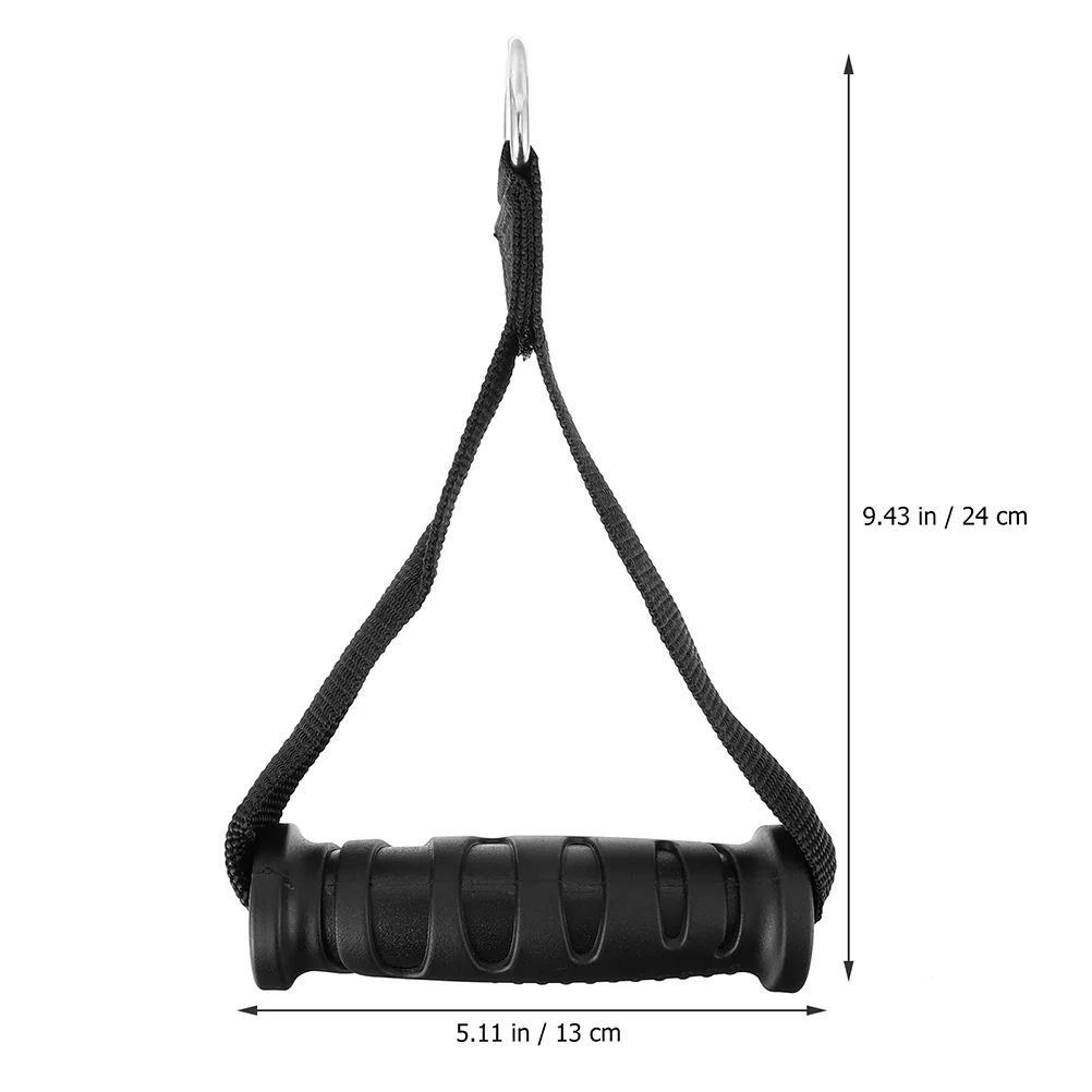 2 Buah Pegangan Kebugaran Untuk Resistance Band, Aksesoris Mesin Kabel Heavy Duty, Pegangan Anti Selip, Tali Latihan, Olahraga Gym Rumahan, Tarik