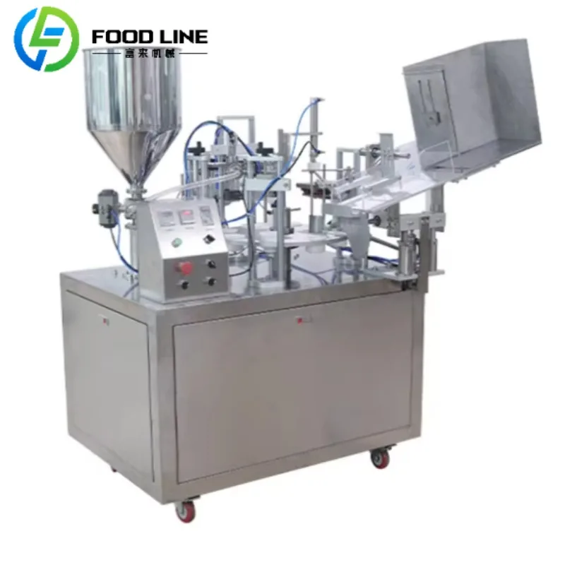 Automatische Abfüll- und Verschließmaschine für Zahnpasta, Kosmetikpaste, Creme, Kunststoffschlauch, Sonnenblumenöl-Verpackungsmaschine