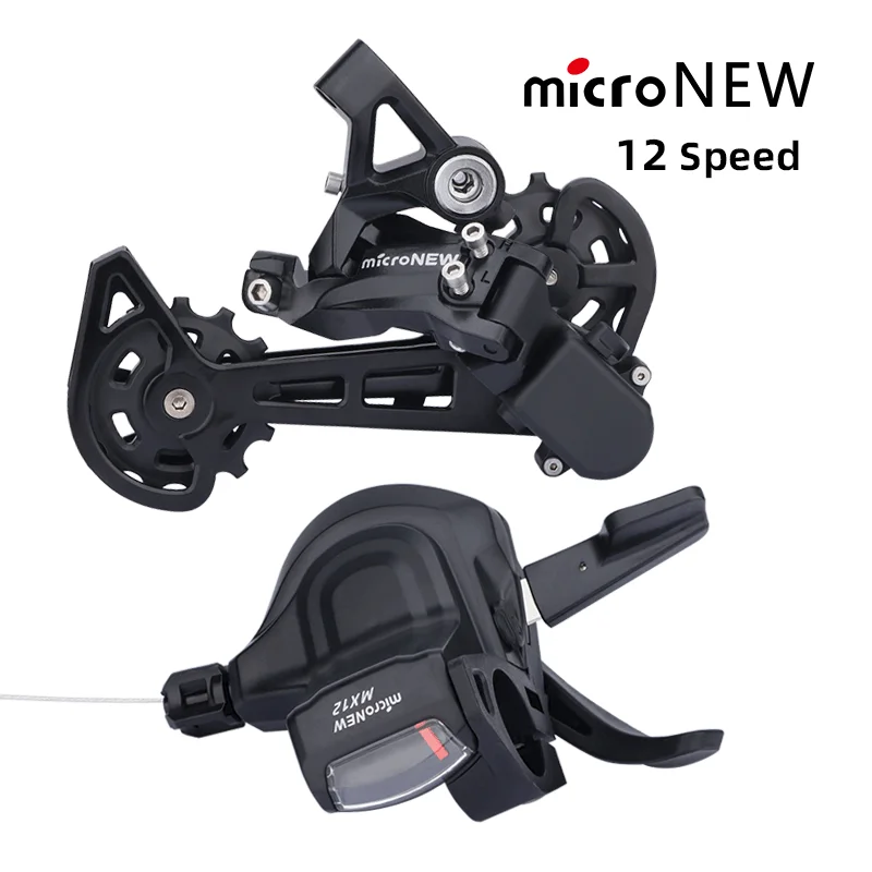 12 Speed Groupset microNEW MTB Mountain Bike Shifter Rear Derailleur 12S Cassette 11-46/50/52T Chain Crankset For Shimano HG