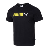 Puma Men's Ess 2 Color No 2 Logo Tee Short-Sleeved Running and Cycling Training Tops Fitness Casual Basketball Sportswear 691341-51
