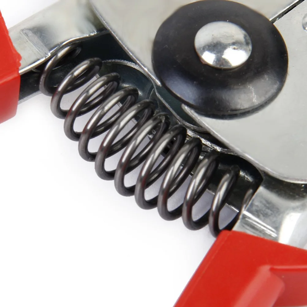 

Red Plastic Handle Stainless Steel Cable Stripper Rugged Comfortable Grip Cable Stripping Pliers Wire Stripping Tool